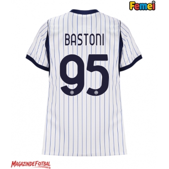 Inter Milan Alessandro Bastoni #95 Tricou Fotbal Replică 2026-27 Femei Deplasare